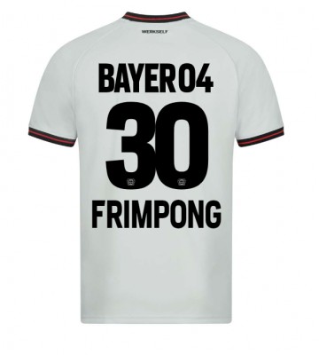 Bayer Leverkusen Jeremie Frimpong #30 Udebanetrøje 2023-24 Kort ærmer